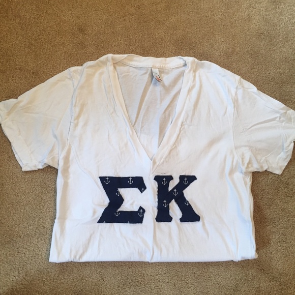 Tops - Sigma Kappa Sorority Letter T-Shirt